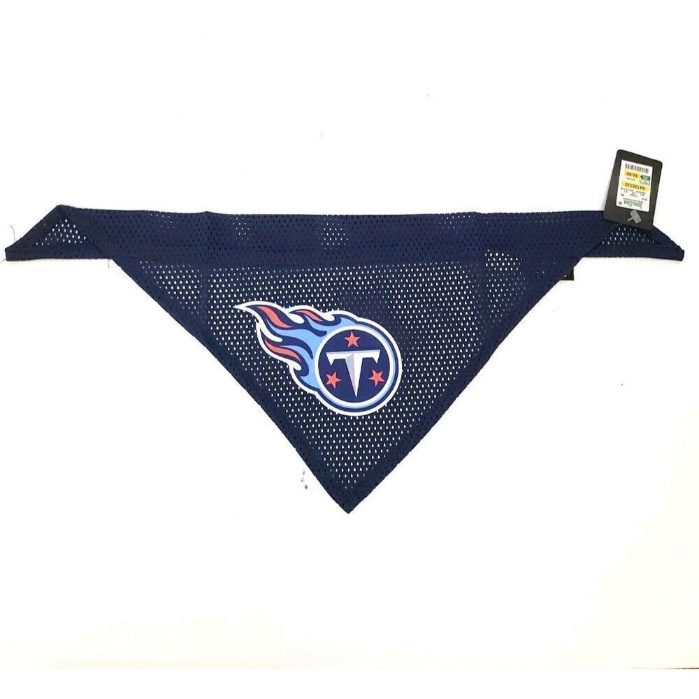 Tennessee Titans Official Licensed NFL Dog Bandana Scarf Fits Neck up to 14 inch